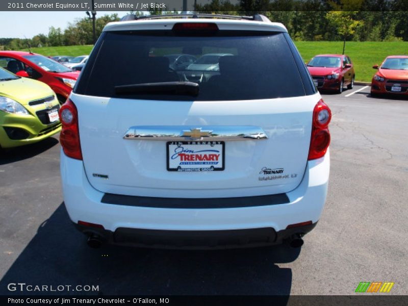 Summit White / Jet Black 2011 Chevrolet Equinox LT