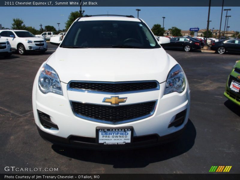 Summit White / Jet Black 2011 Chevrolet Equinox LT
