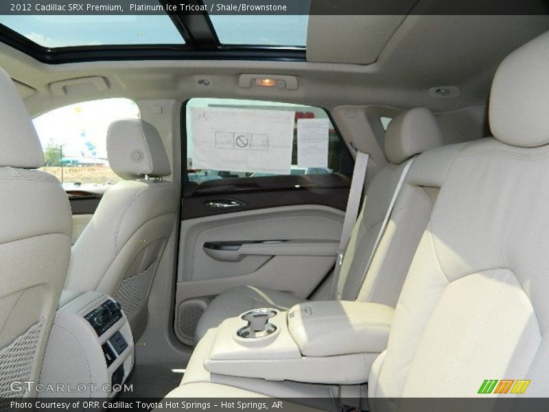 Platinum Ice Tricoat / Shale/Brownstone 2012 Cadillac SRX Premium
