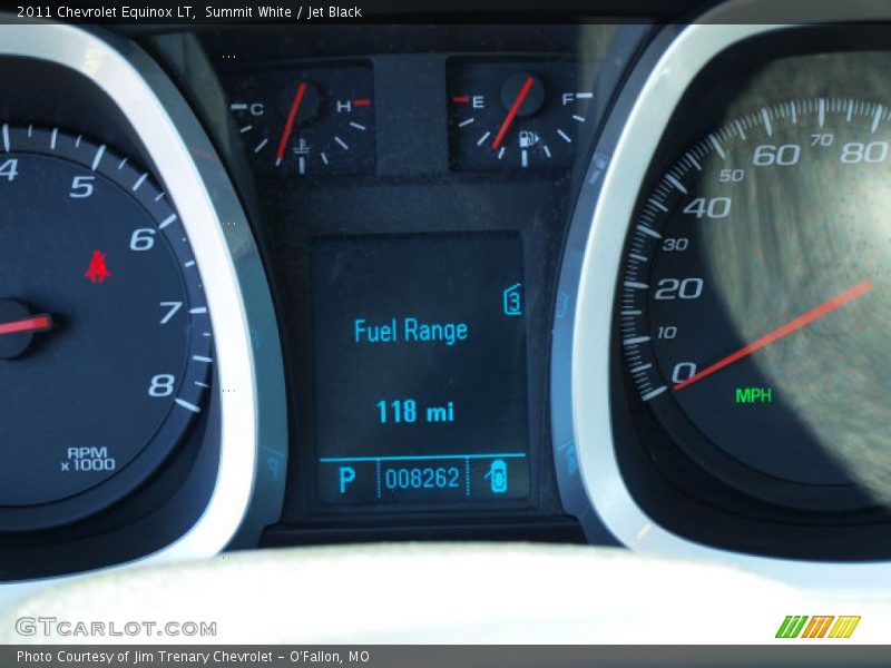 Summit White / Jet Black 2011 Chevrolet Equinox LT