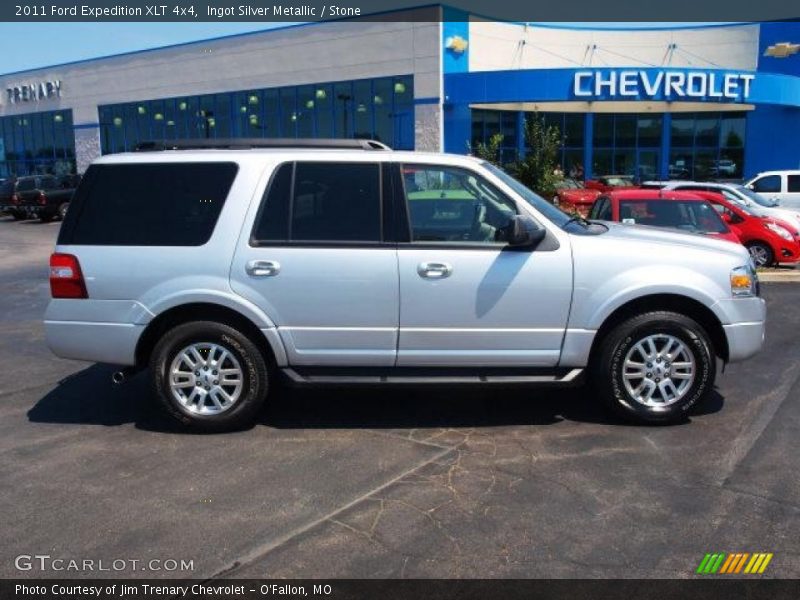 Ingot Silver Metallic / Stone 2011 Ford Expedition XLT 4x4