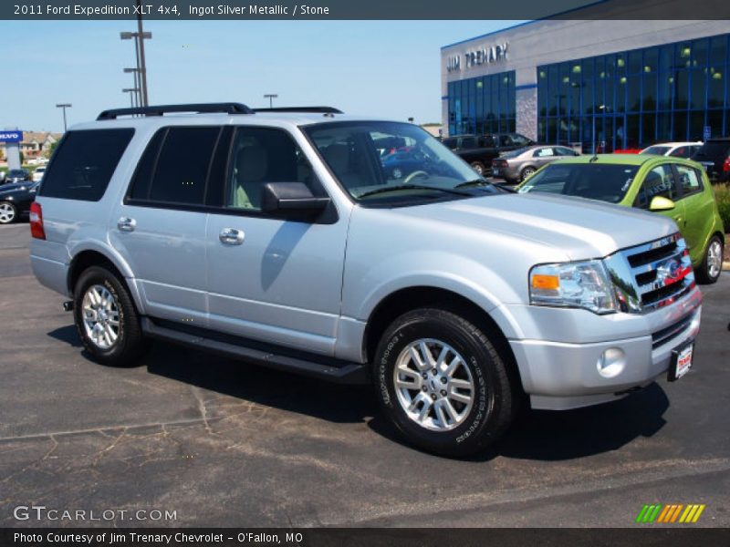 Ingot Silver Metallic / Stone 2011 Ford Expedition XLT 4x4
