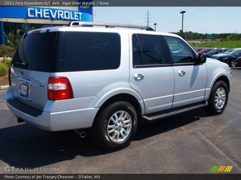 Ingot Silver Metallic / Stone 2011 Ford Expedition XLT 4x4