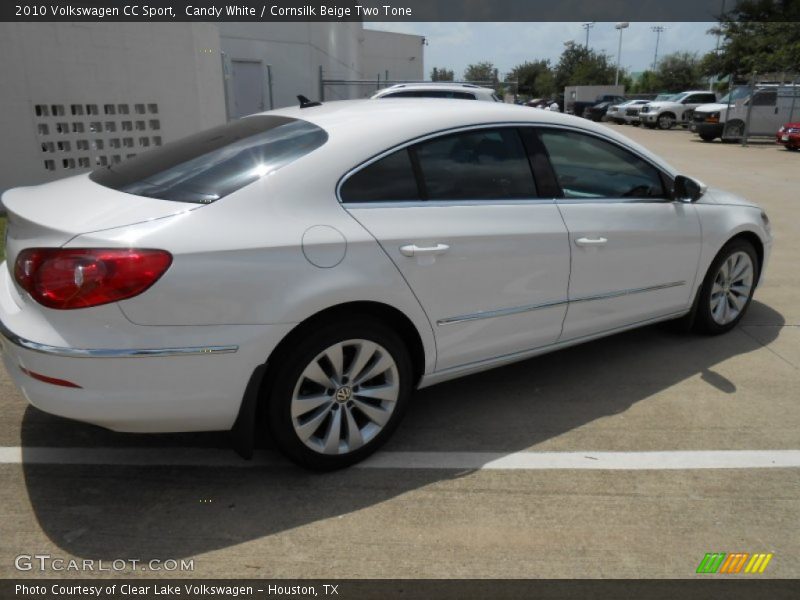 Candy White / Cornsilk Beige Two Tone 2010 Volkswagen CC Sport