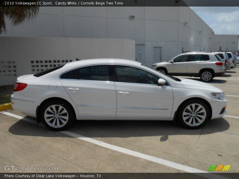 Candy White / Cornsilk Beige Two Tone 2010 Volkswagen CC Sport