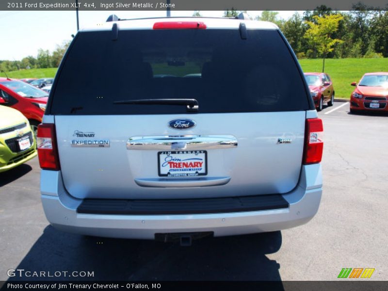 Ingot Silver Metallic / Stone 2011 Ford Expedition XLT 4x4