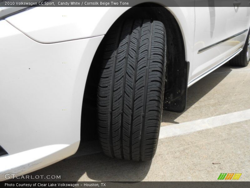 Candy White / Cornsilk Beige Two Tone 2010 Volkswagen CC Sport