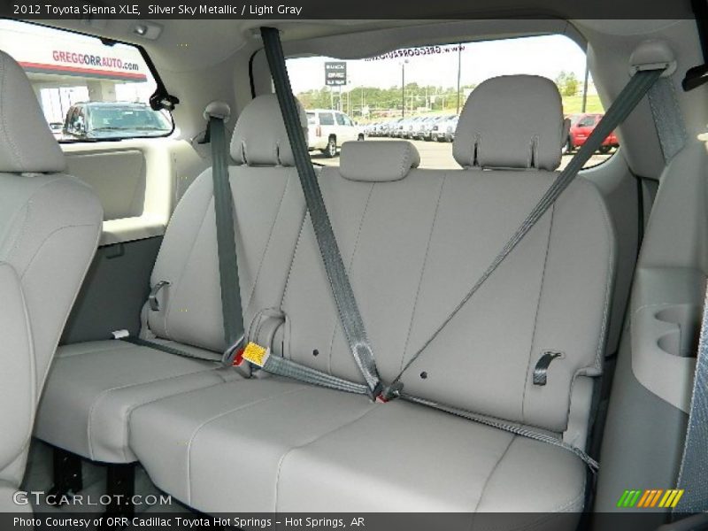 Silver Sky Metallic / Light Gray 2012 Toyota Sienna XLE