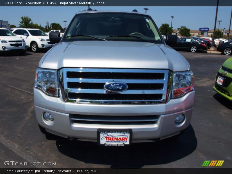 Ingot Silver Metallic / Stone 2011 Ford Expedition XLT 4x4