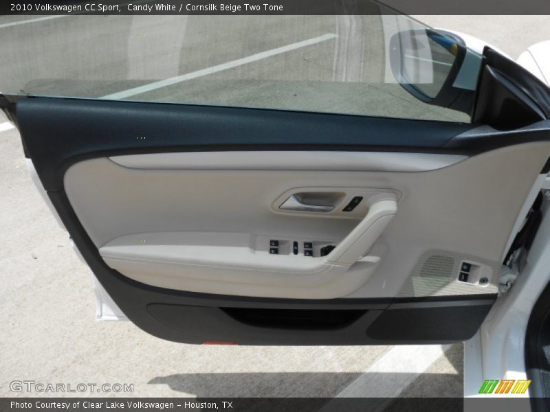 Candy White / Cornsilk Beige Two Tone 2010 Volkswagen CC Sport