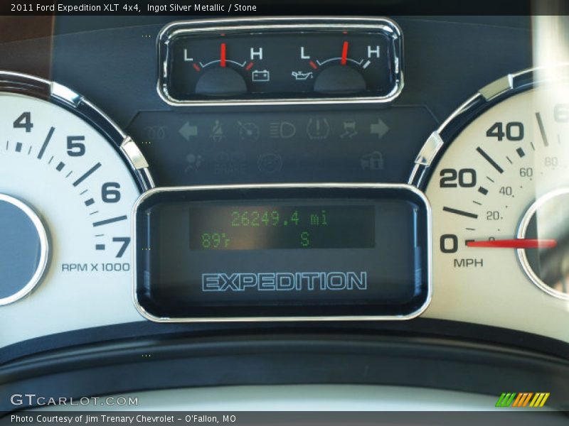 Ingot Silver Metallic / Stone 2011 Ford Expedition XLT 4x4