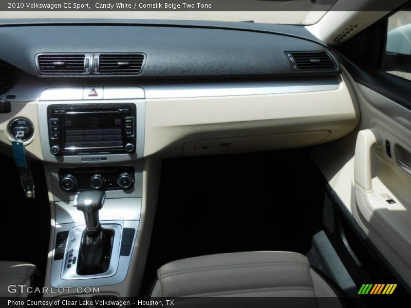 Candy White / Cornsilk Beige Two Tone 2010 Volkswagen CC Sport