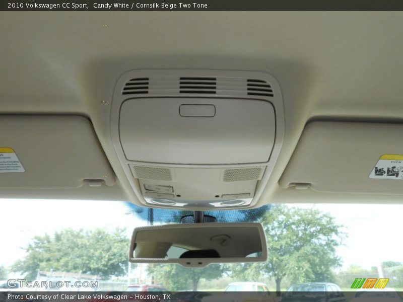 Candy White / Cornsilk Beige Two Tone 2010 Volkswagen CC Sport