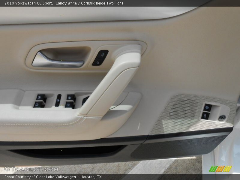 Candy White / Cornsilk Beige Two Tone 2010 Volkswagen CC Sport