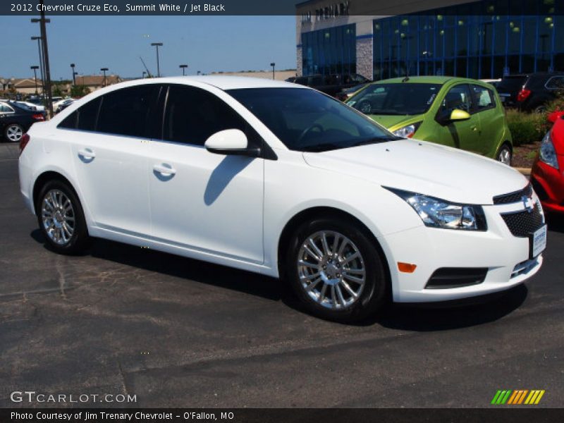 Summit White / Jet Black 2012 Chevrolet Cruze Eco