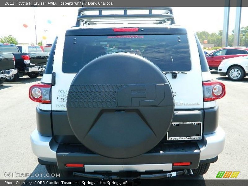 Iceberg White / Dark Charcoal 2012 Toyota FJ Cruiser 4WD