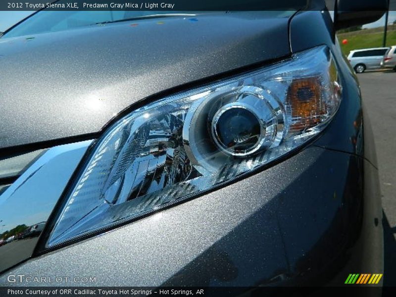 Predawn Gray Mica / Light Gray 2012 Toyota Sienna XLE