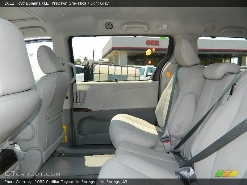 Predawn Gray Mica / Light Gray 2012 Toyota Sienna XLE