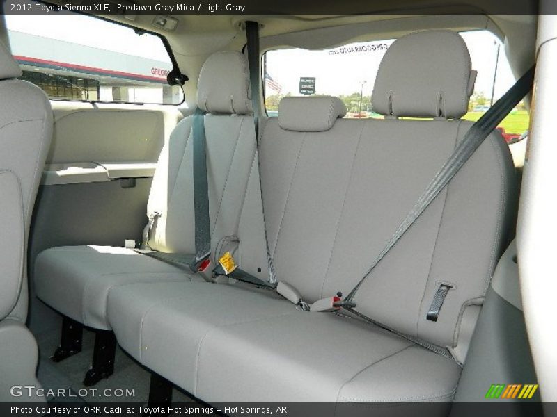 Predawn Gray Mica / Light Gray 2012 Toyota Sienna XLE