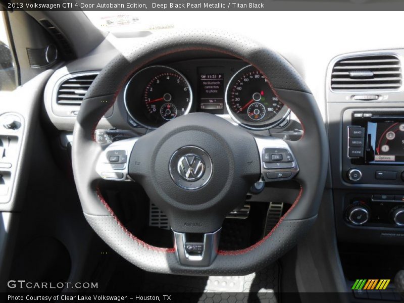  2013 GTI 4 Door Autobahn Edition Steering Wheel