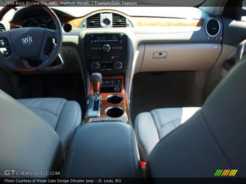 Platinum Metallic / Titanium/Dark Titanium 2008 Buick Enclave CXL AWD