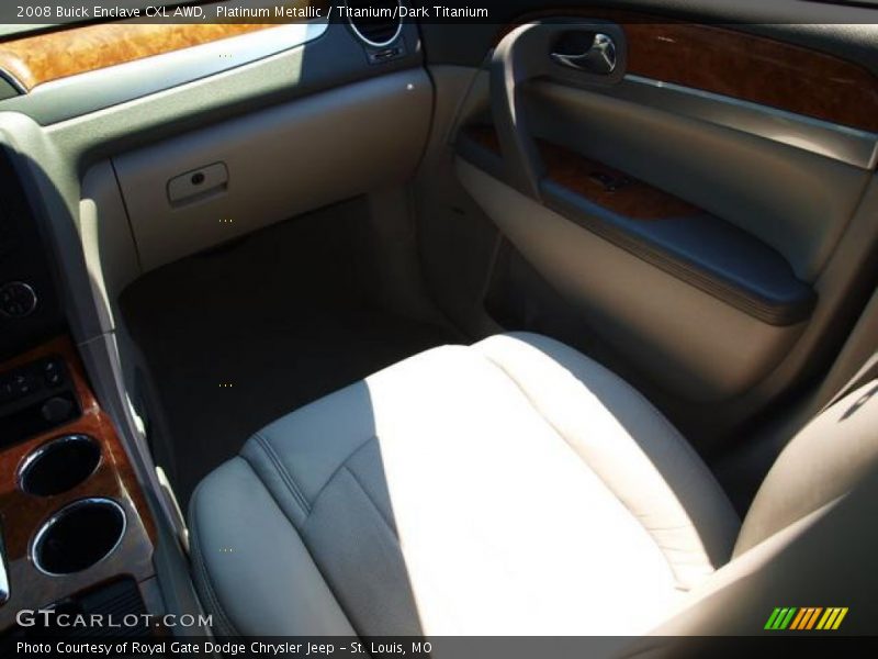Platinum Metallic / Titanium/Dark Titanium 2008 Buick Enclave CXL AWD