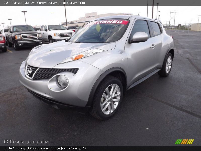 Chrome Silver / Black/Silver Trim 2011 Nissan Juke SV