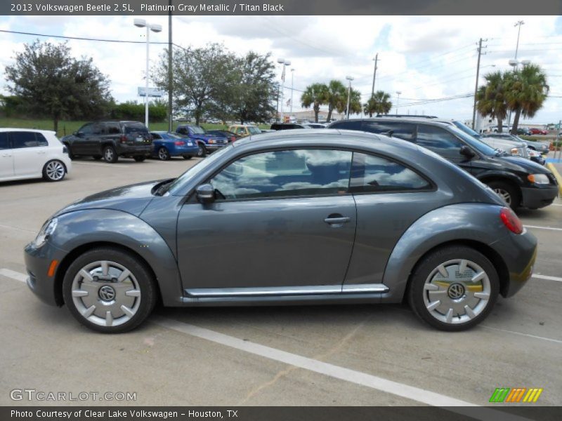 Platinum Gray Metallic / Titan Black 2013 Volkswagen Beetle 2.5L