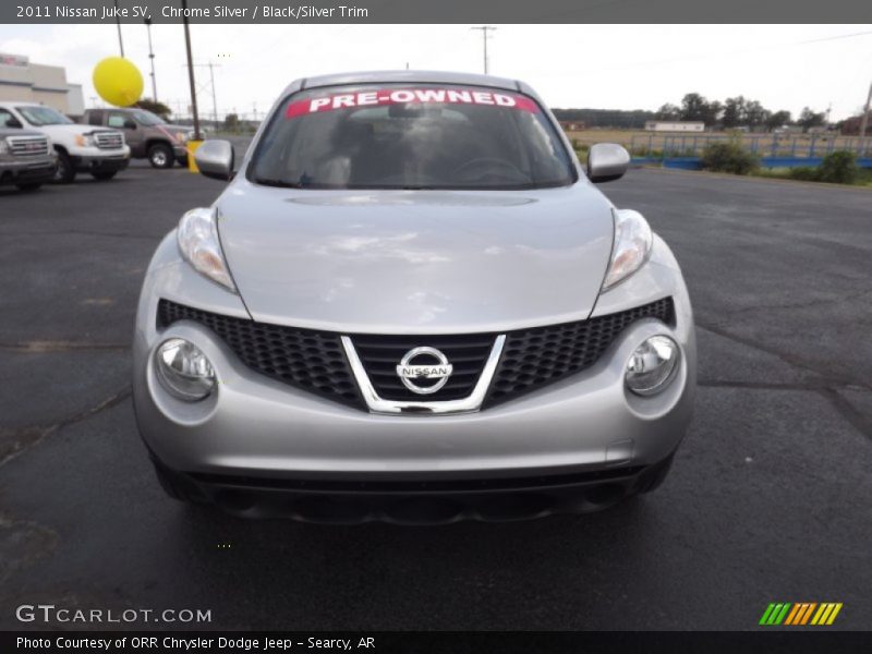 Chrome Silver / Black/Silver Trim 2011 Nissan Juke SV