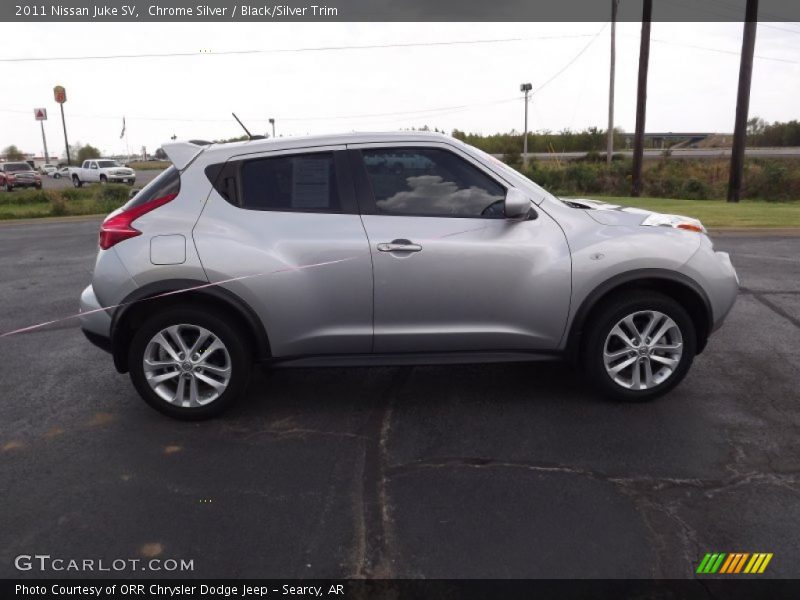 Chrome Silver / Black/Silver Trim 2011 Nissan Juke SV