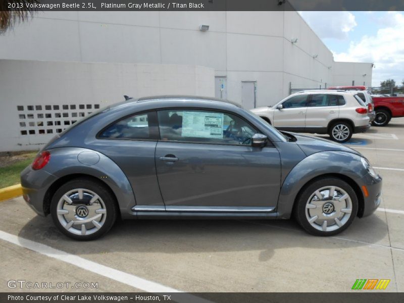 Platinum Gray Metallic / Titan Black 2013 Volkswagen Beetle 2.5L