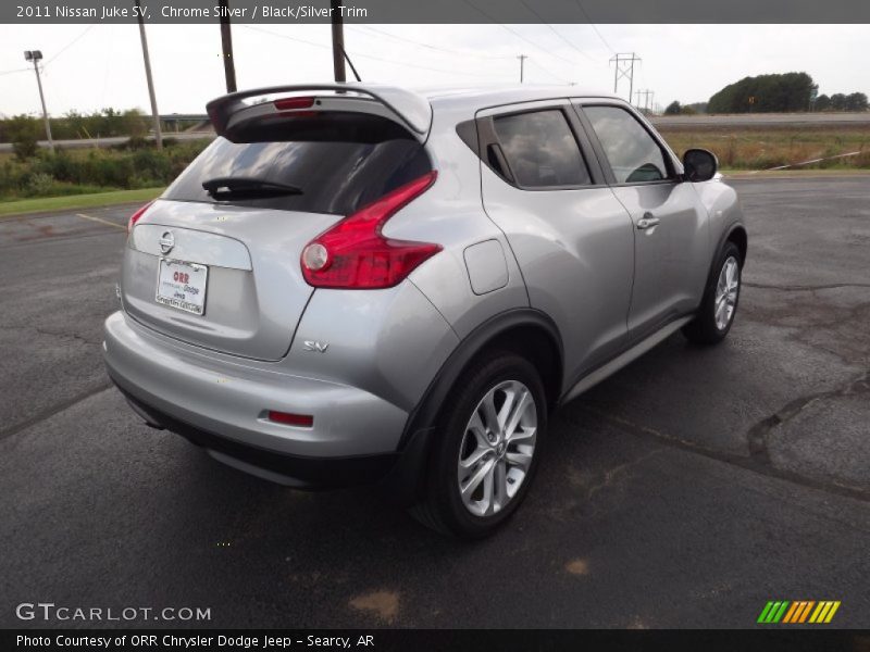 Chrome Silver / Black/Silver Trim 2011 Nissan Juke SV
