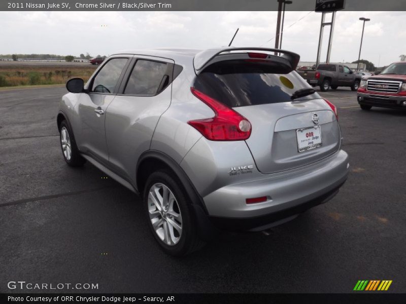 Chrome Silver / Black/Silver Trim 2011 Nissan Juke SV