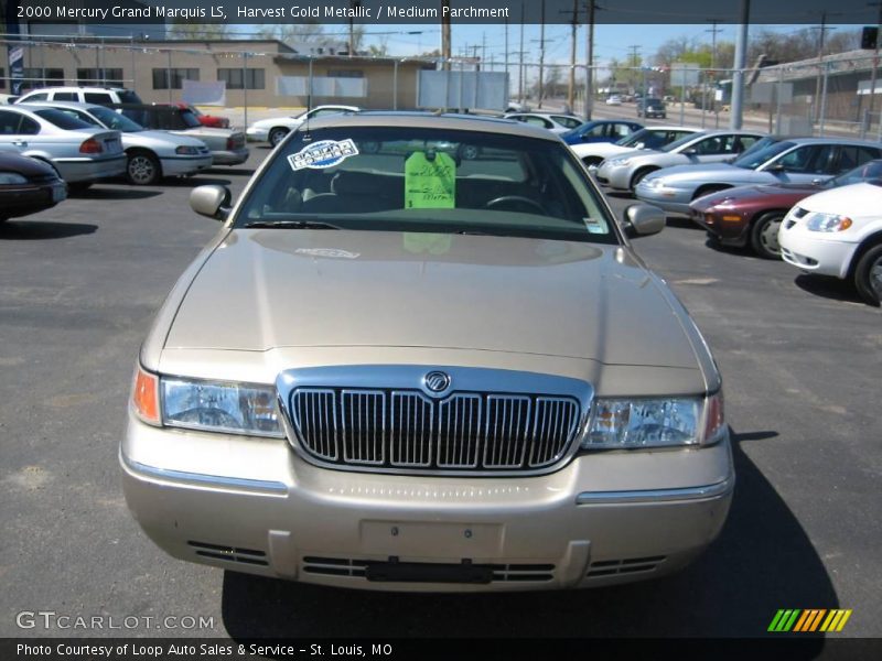 Harvest Gold Metallic / Medium Parchment 2000 Mercury Grand Marquis LS