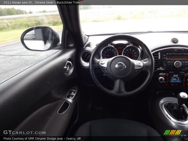 Chrome Silver / Black/Silver Trim 2011 Nissan Juke SV