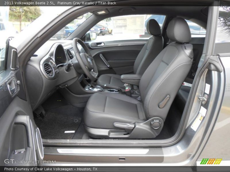 Platinum Gray Metallic / Titan Black 2013 Volkswagen Beetle 2.5L