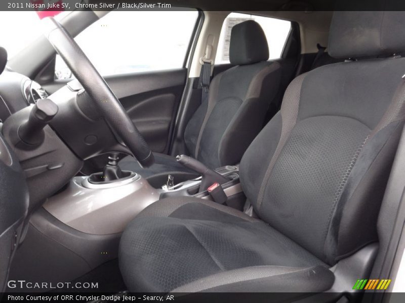 Chrome Silver / Black/Silver Trim 2011 Nissan Juke SV