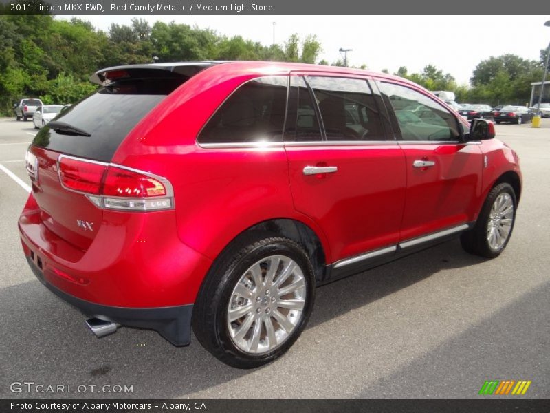 Red Candy Metallic / Medium Light Stone 2011 Lincoln MKX FWD