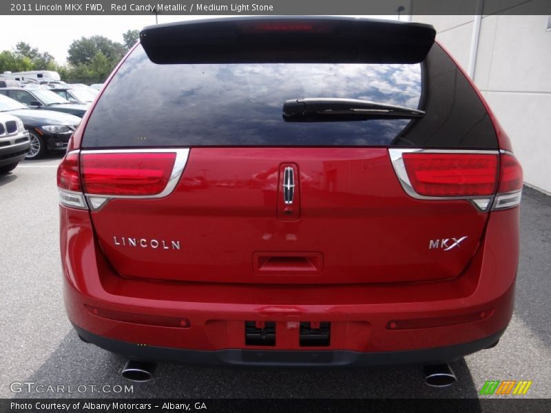 Red Candy Metallic / Medium Light Stone 2011 Lincoln MKX FWD