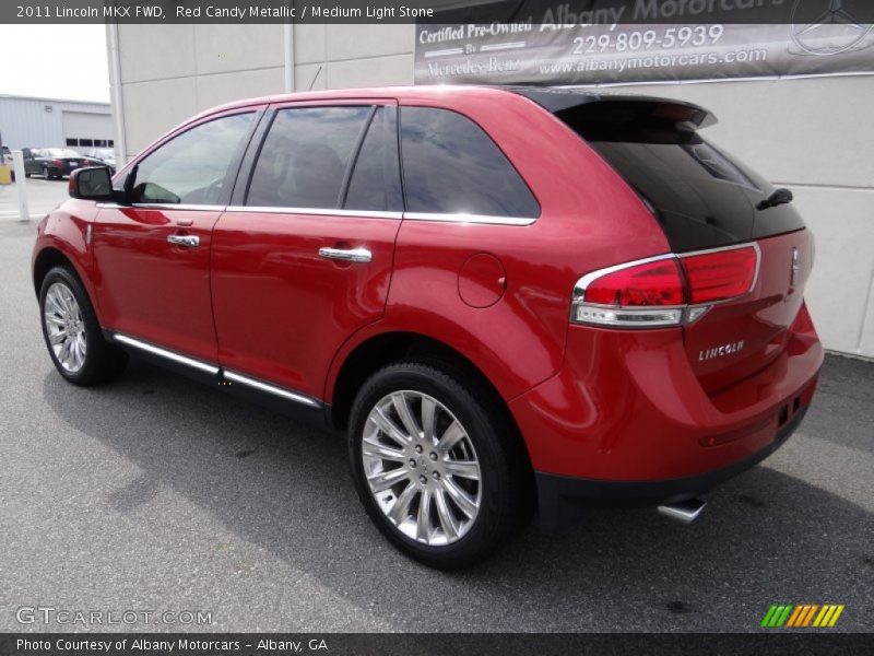 Red Candy Metallic / Medium Light Stone 2011 Lincoln MKX FWD