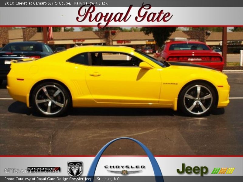 Rally Yellow / Black 2010 Chevrolet Camaro SS/RS Coupe