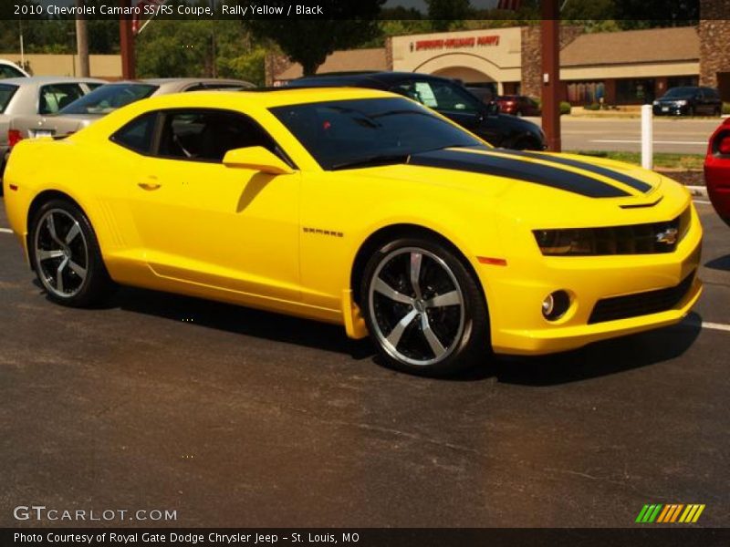 Rally Yellow / Black 2010 Chevrolet Camaro SS/RS Coupe
