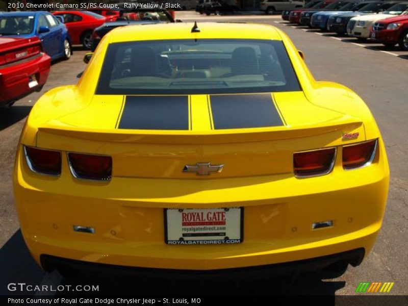 Rally Yellow / Black 2010 Chevrolet Camaro SS/RS Coupe