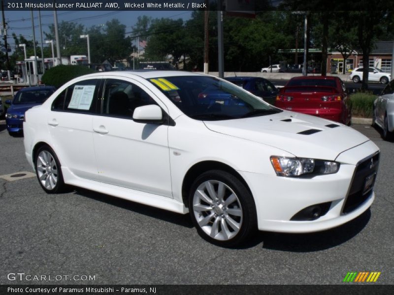 Front 3/4 View of 2011 Lancer RALLIART AWD