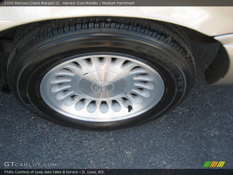 Harvest Gold Metallic / Medium Parchment 2000 Mercury Grand Marquis LS