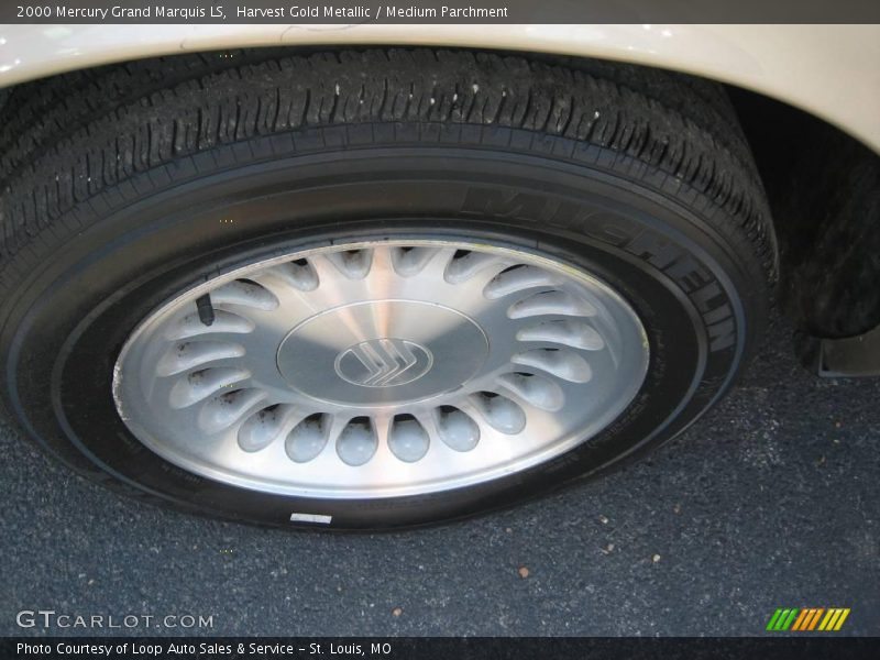 Harvest Gold Metallic / Medium Parchment 2000 Mercury Grand Marquis LS