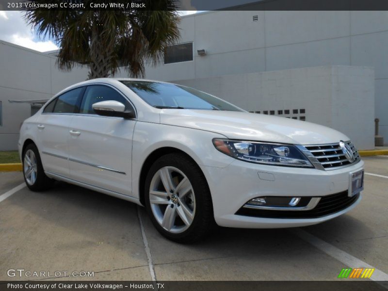 Candy White / Black 2013 Volkswagen CC Sport