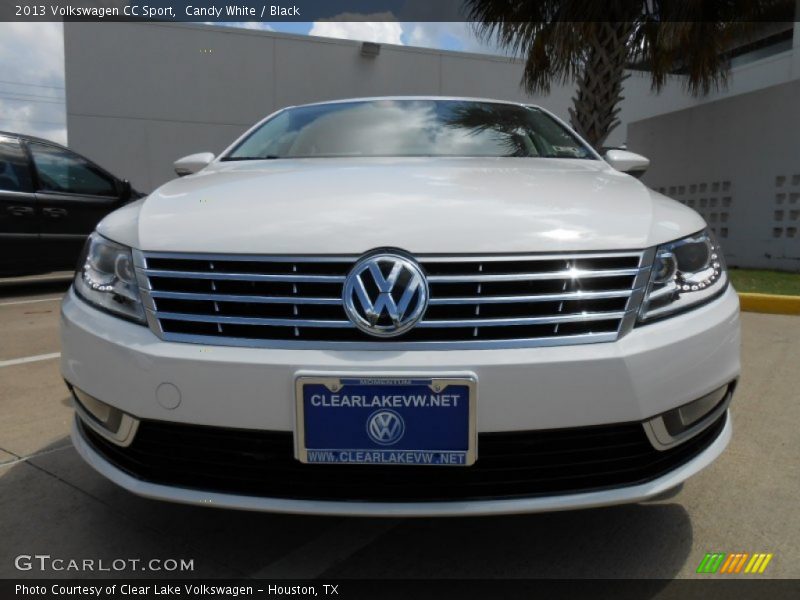 Candy White / Black 2013 Volkswagen CC Sport