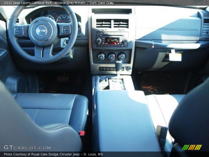 Mineral Gray Metallic / Dark Slate Gray 2012 Jeep Liberty Latitude 4x4