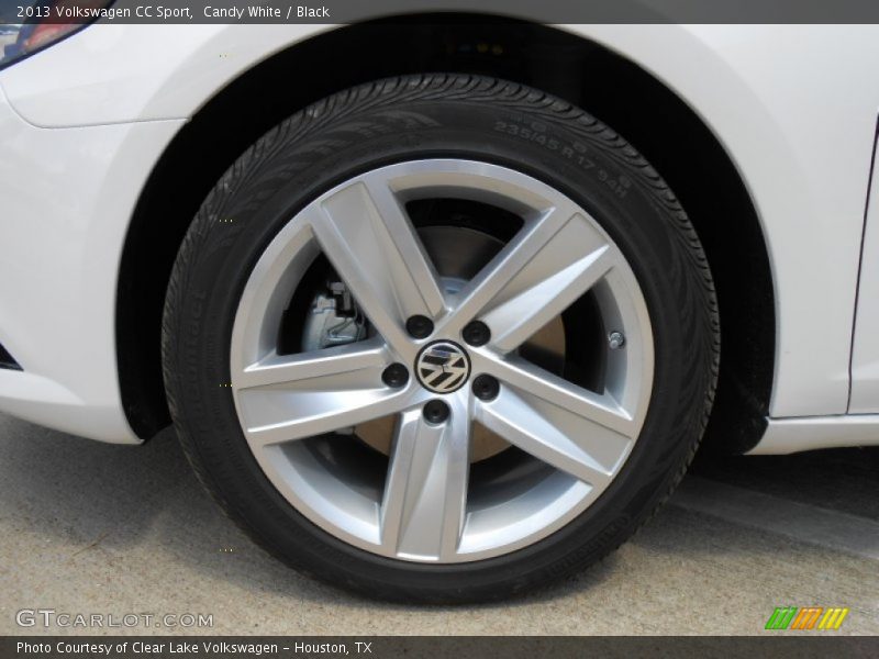 Candy White / Black 2013 Volkswagen CC Sport
